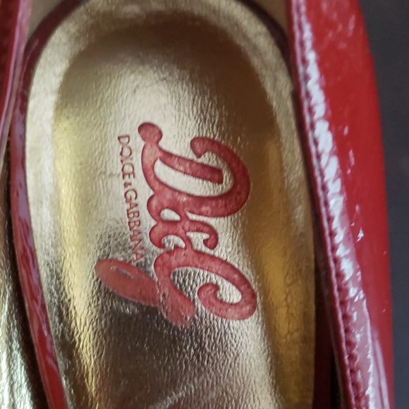 Dolce Gabbana Peep Toe Heels - Picture 7 of 11